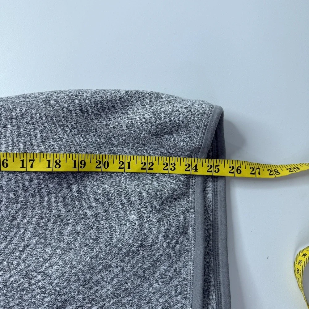 Patagonia Better Sweater Womens Medium Gray 1/4 Zip Pullover Fleece Pockets‎